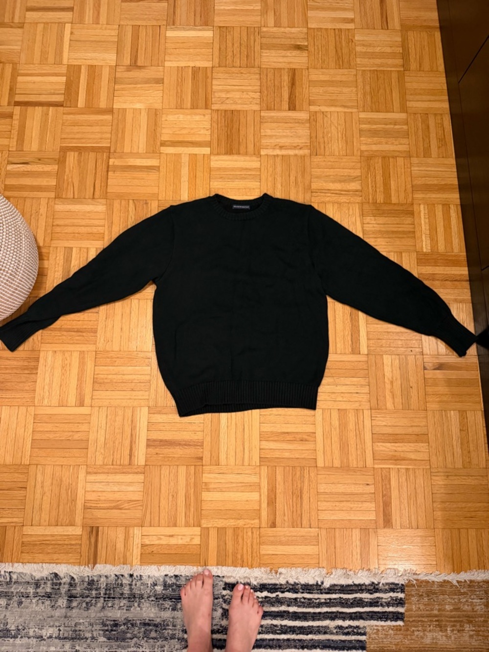 Brandy Melville Dark Green Crewneck Sweater